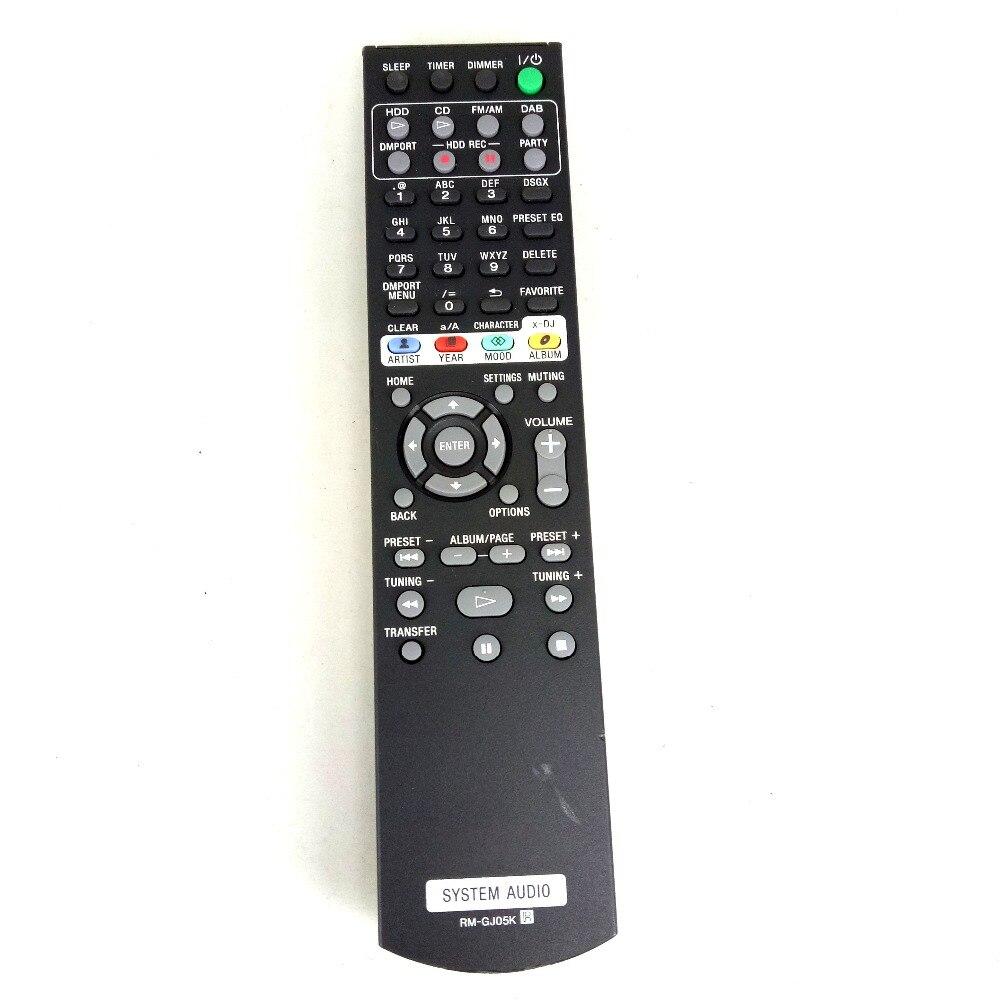 RM-GJ05K Remote control for Sony AUDIO SYSTEM NAS-SC55PKE NAS-SE35HD