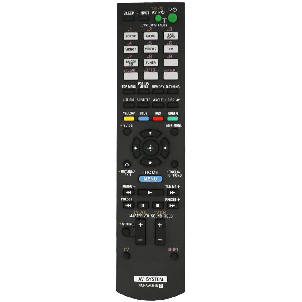 RM-AAU116 Remote Replacement For Sony AV System RM-AAU104 STR-KS380