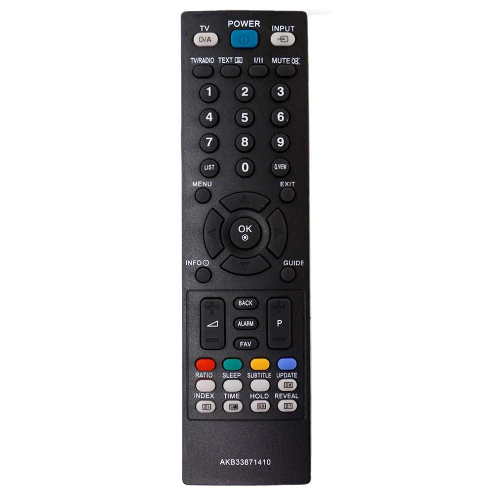 AKB33871401 Remote Replacement for LG TV 32LC55-ZA 32LC56-ZC 37LC55-ZA