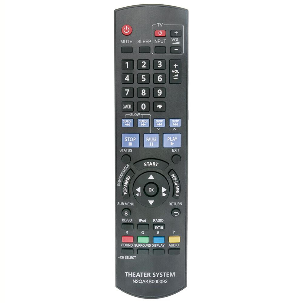N2QAKB000092 Remote Replacement for Panasonic Blu-ray SB-HC480 SB-HS480