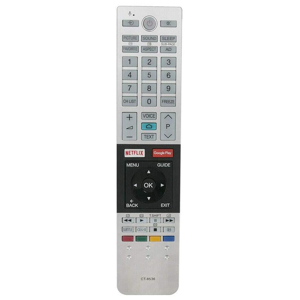 CT-8536 Remote Replacement for Toshiba Ultra-HD Android TV 58U7880AZ U7880