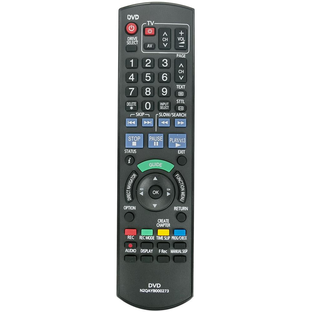N2QAYB000273 Remote Replacement for Panasonic DVD DMR-XW300 DMR-XW300GL