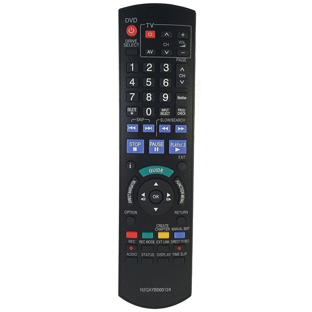 N2QAYB000124 Replacement Remote Control for Panasonic TV DMRXW380 DMRXW385