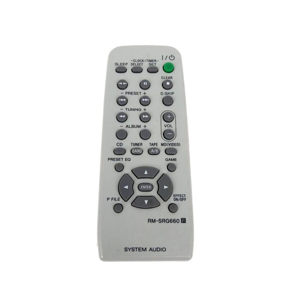 RM-SRG660 Remote Replacement for Sony Hi-Fi System MHC-RG330 MHC-RG440S